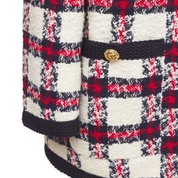 Gucci Web Wool Blend Tweed Jacket - Picture 5 of 8